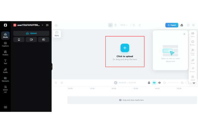 Step 2: choose settings & create video
