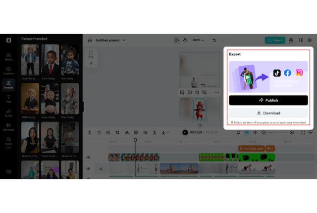 Step 3: preview, customize & export